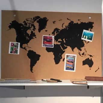 Korkowa mapa świata 5mm