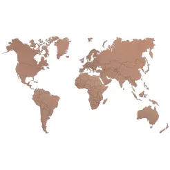 Korkowa mapa świata 110x65 cm , samoprzylepna - NOWOŚĆ