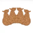 Podkładka korkowa Gruszka  decorative-kpl. 4 szt.