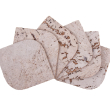 Podkładka korkowa łezka mała 10 cm light grey- komplet 6szt.