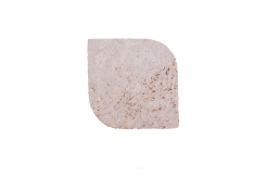 Podkładka korkowa łezka mała 10 cm light grey- komplet 6szt.