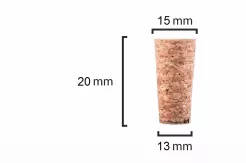 Korek stożkowy 20x15/13mm