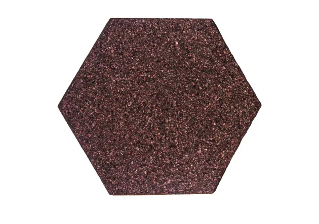 Sześciokąt 300 mm x 250 mm x 7 mm Negro