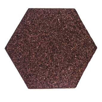 Sześciokąt 300 mm x 250 mm x 7 mm Negro