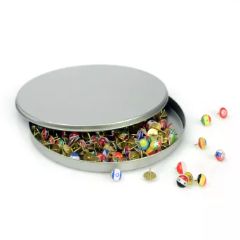 Pinezki z flagami państw świata - NOWOŚĆ