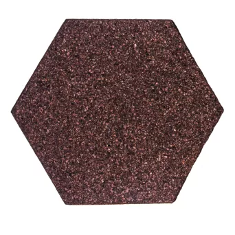 Samoprzylepny Sześciokąt 300 mm x 250 mm x 7 mm negro