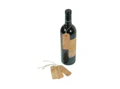 Zawieszka z korka na butelkę kpl 4 szt