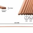 Listwa dylatacyjna 935x18x10mm - 3