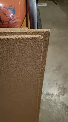 Płyta korkowa 20mm 915x610mm gruboziarnista  -uszkodzona