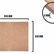Płyta korkowa drobnoziarnista 915x610x5mm