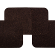 Podkładka kwadrat duży 30 cm negro - komplet 4 szt.