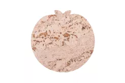Podkładka korkowa jabłuszko  20 cm decorative cream- komplet 4szt.