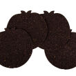 Podkładka korkowa jabłuszko  20 cm negro - komplet 4 szt.