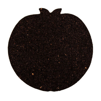 Podkładka korkowa jabłuszko  20 cm negro - komplet 4 szt.