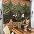 Panel ścienny LINE DARK GREEN