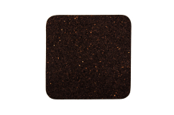 Podkładka korkowa kwadrat średni 20 cm  negro-komplet 4 szt.
