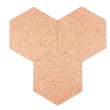 Samoprzylepny Sześciokąt 300mmx250mmx7mm naturalny