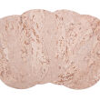 Podkładka korkowa owal duży 40/30 cm decorative cream- komplet 4szt.