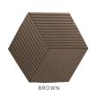 Panel ścienny Stripe BROWN