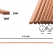 Listwa dylatacyjna 935x23x5mm
