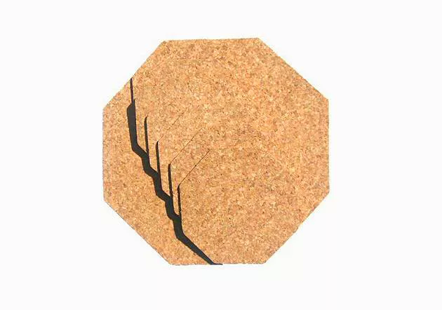 Podkładka korkowa komplet 1+6 sześciokąt 3mm