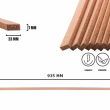 Listwa dylatacyjna 935x23x7mm