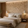Korek Ścienny DECORATIVE SNOW Beige  3mm - 4