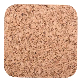 Podkładka korkowa komplet 1+6 kwadratowy dekor