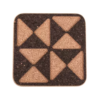 Podkładka korkowa pod gorące naczynia "trójkąty"