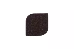 Podkładka korkowa mała łezka 10/10 cm negro- komplet 6szt.