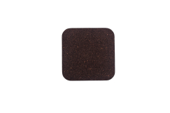 Podkładka korkowa kwadrat mała  10/10 cm  negro-komplet 6szt.