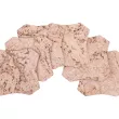 Podkładka korkowa karo mała 10cm decoratice cream-komplet 6szt.