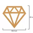 Dekoracja ścienna DIAMENT