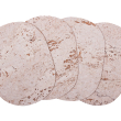 Podkładka korkowa owal mały 30/22 cm light grey - komplet 4 szt.