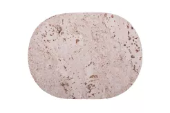 Podkładka korkowa owal mały 30/22 cm light grey - komplet 4 szt.