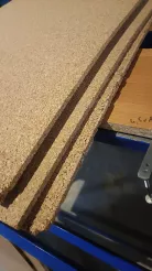 Płyta korkowa 10mm 915x610mm -uszkodzona