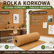 Rola korkowa drobnoziarnista 6mm (16m) - 2