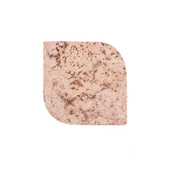 Podkładka korkowa łezka mała 10 cm decorative cream komplet 6szt.