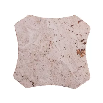 Podkładka korkowa karo mała 10cm light grey