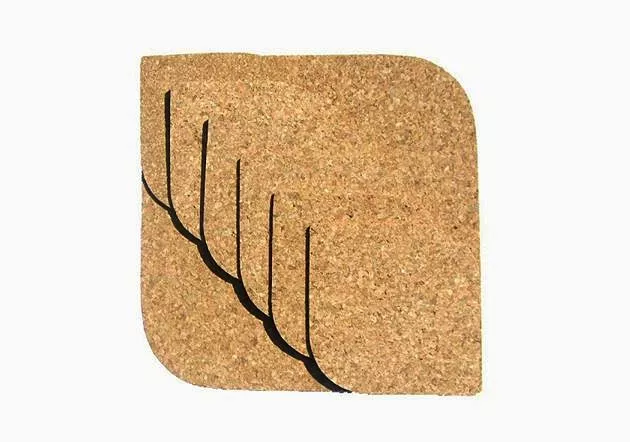 Podkładka korkowa komplet 1+6 łezka 3mm