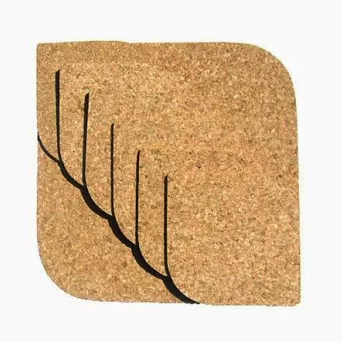 Podkładka korkowa komplet 1+6 łezka 3mm