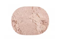 Podkładka korkowa owal mały 30/22 cm decorative cream- - komplet 4 szt.