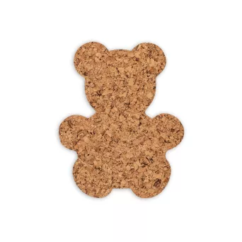 Podkładka korkowa Miś duży  decorative -kpl.4 szt.