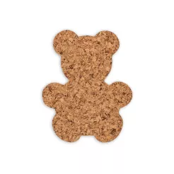 Podkładka korkowa Miś duży  decorative -kpl.4 szt.