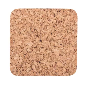Podkładka korkowa kwadrat fi 20cm 7mm dekoracyjna