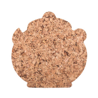 Podkładka korkowa dzbanek średni 20 cm decorative -kpl. 4 szt.