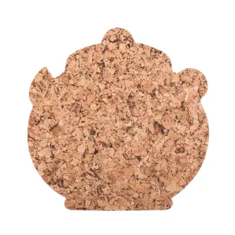 Podkładka korkowa dzbanek średni 20 cm decorative -kpl. 4 szt.