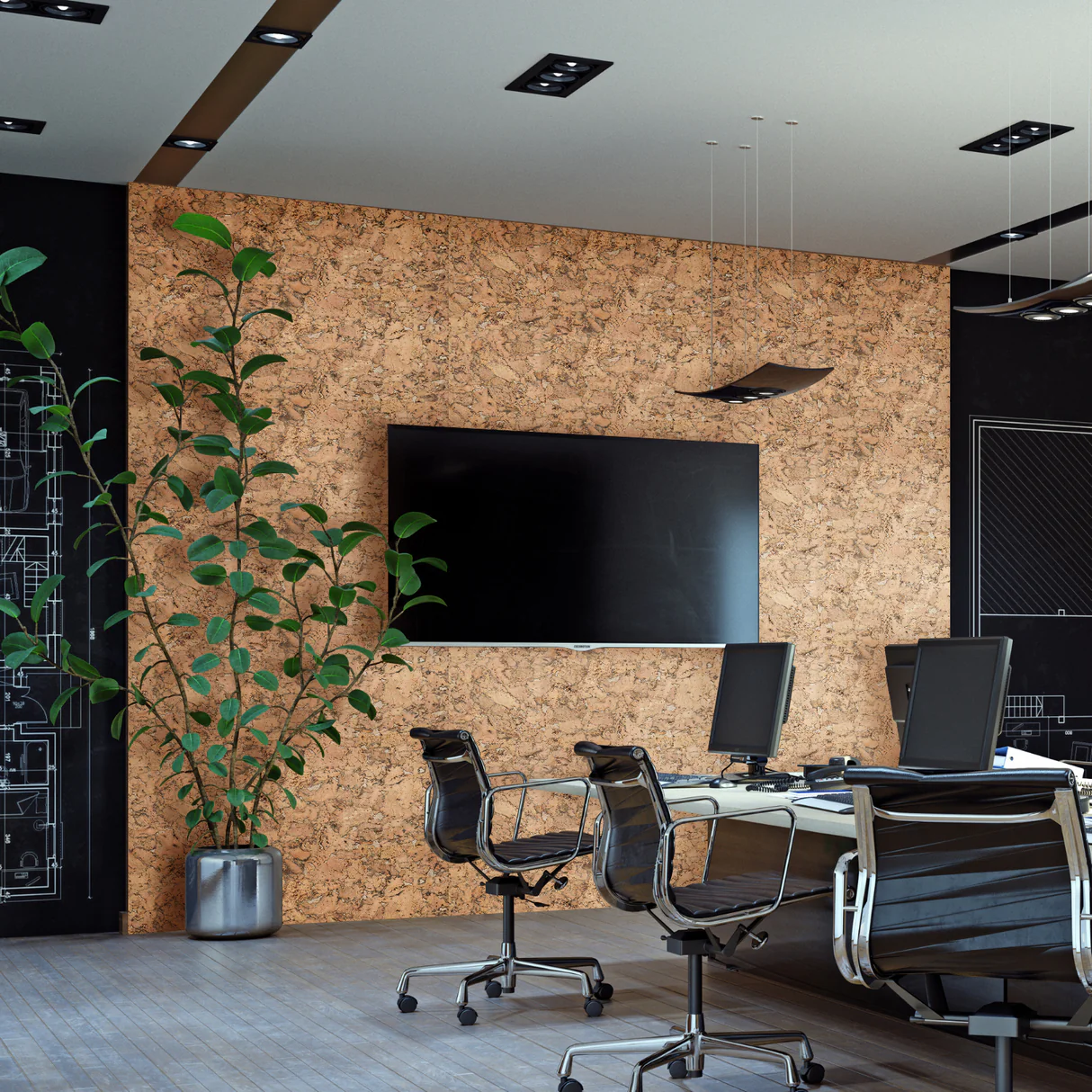Industrialne wnętrza a korek – naturalne ocieplenie surowego stylu