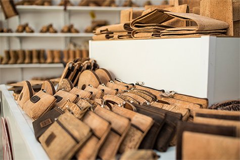 portlfele z materiału korkowego